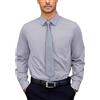 COOFANDY Camicie A Maniche Lunghe da Uomo Camicie da Lavoro Eleganti Elasticizzate Semplici vestibilità Regolare Camicie Casual da Lavoro Camicie Formali con Taschino Grigio Scuro M
