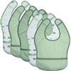 MiaMia Bavaglini Neonato Impermeabili - 5pz Bavette Neonato con Tasca - Bavaglino Neonato con Chiusura a Strappo, Testato OekoTex 100, Lavabile - Verde