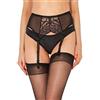 Merry Style Cintura Reggicalze Donna 911 (Nero3, L)