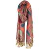 Van Der Rich ® - Sciarpa Pashminas Cotone - Donna (Nero)