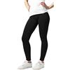 Urban Classics Ladies PA Leggings Donna Leggings Nero S 92% Nylon, 8% elasthane