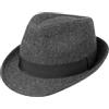 LIPODO Trilby Cappello Herrinbone Donna Uomo Tessuto Fascia Gros-Grain Fedora Estate Inverno