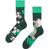 Dedoles Calzini Unisex Donna Uomo & Bambini Calze Cotone con tanti Design divertenti Calcio Piante Cavalli Regalo sinistra destra diversi, colore: Verde, disegno: Koala e foglie, taglia: 35-38