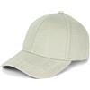 styleBREAKER Cappellino Unisex in Lino | Berretto da Baseball 6 Pannelli Regolabile con Visiera Curva | Cappello Estivo Traspirante Chiusura in Metallo | Leggero, Comodo & Elegante, Verde giallognolo