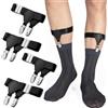 STAY GENT Sock Reggi Uomo, 2 Coppie Bretelle Reggicalze per Reggi con Morsetti Antiscivolo, Elastico Regolabile Donne Sock Giarrettiera Mantenere la calza in posizione per Affari, Matrimonio