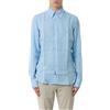 Harmont & Blaine Harmont&Blaine Camicia Uomo in Lino Manica Lunga CRN014010883B 8055168830374 - Turchese XXL