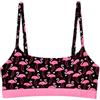 Dedoles Bralette Donna e Bambina Intimo Cotone e Modal Tanti Design Divertenti Fiori Avocado Unicorno Festa Sirena Comodo Morbido Elastico, Colore: Verde, Disegno: Passione Avocado (Modal), Taglia: M