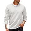 COOFANDY Felpa Uomo Senza Cappuccio Sweatshirt Mezza Zip Collo Semi Alto Maglione a Maniche Lunghe Classico Sportivo Pullover Casual Regular Fit Cachi S