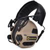 OPSMEN, Paraorecchie da Caccia, Amplificazione del Suono Sportivo, Cancellazione del Rumore, Cuffia Elettronica con Auricolari, Desert M31, NRR22