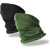 Risalti Scaldacollo Uomo Donna in Lana Merino Bipack - Scalda Collo Invernale Termico Seamless, Traspirante, Scaldacollo Moto Elasticizzato e Termoregolante, Sci, Snowboard, Running - Made in Italy