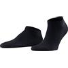 FALKE Family M Sn cotone sostenibile bassi tinta unita 1 paio, Calzini corti Uomo, Blu Dark Navy 6375, 43-46