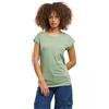 Build Your Brand By021-ladies Extended Shoulder Tee, Maglietta Donna, Paleleaf, XS