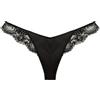 YAMAMAY Slip Perizoma, Donna, Nero