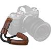 SMALLRIG Cinturino da Polso per Fotocamera, Vintage in Pelle per DSLR SLR Mirrorless, Regolabile Compatibile per Fujifilm X-T5 e Altre Fotocamere, Marrone - 3926