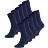 Ladeheid Calze Uomo e Donna (Set da 5 10) AT002 (Blu Marino 708D (10 Pack), 35-38)