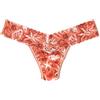 Hanky Panky Low Rise Thong - Mutande Donna in Pizzo Elasticizzate, Tanga Donna Comodo e Colorato a Vita Bassa - Slip Donna Cotone e Nylon, Lingerie per Completo Intimo Donna, Taglia Unica, Pezzo Unico