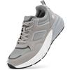 FitVille Extra Large Scarpe Uomo Sneakers Running Piedi Larghi Scarpe da Ginnastica Traspiranti Sportive Jogging Camminare Nero 41 EU Larga