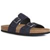 Geox U Sandal Ghita B, Sandali Uomo, Dove Grey, 43 EU
