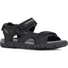 Geox Uomo Sandal Strada D, Sandali Uomo, Nero Grigio Black Stone, 45 EU