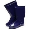 JOMIX Stivali da Pioggia Uomo Gomma Alti Impermeabili Antiscivolo Galosce Comode Leggeri Boots Scarpe da Giardino Lavoro Pesca Stivaletti per Outdoor (MRB255106, Navy, 40 EU)