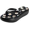 JOMIX Infradito Donna Estive da Mare Ciabatte in Gomma EVA Morbido Pantofole Ragazza da Casa Slippers Comodo Spiaggia Piscina SD9066 Nero 36
