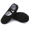 Acfoda Pantofole Ballo Antiscivolo Donna Tela Scarpe Morbide Classiche Scarpette Ballerine Mezze Punte Scarp Danza Bambina Elegante Ginnastica Yoga Scarpe Bianco 34