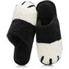 GOEWY Pantofole Animali Carini in Peluche per Donna e Uomo, Ciabatte Invernali Morbide con Solette in Memory Foam, Calde e Antiscivolo per Casa ed Esterno Taglia 42 43 Viola
