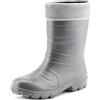 Ladeheid Stivali Imbottiti Donna in Spuma Eva LALMG879(Argento/Grigio, 38 EU)
