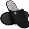 EverFoams Pantofole Uomo Maglie Leggere scarpe casa interno Nero,44/45 EU