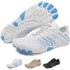 Acfoda Barefoot Scarpe da Immersione Uomo Donna Scarpette da Surf Asciugatura Rapida Traspirante Spiaggia Fitness Scarpe Nero 40