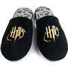 United Labels Harry Potter Ciabatte Uomo Nero Ciabatte Invernali Bambine Pantofole, Nero , 44/45 EU