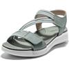 JOMIX Sandali Donna Comodi Estivi con Strappo Plantare Ortopedico Morbido Chiusura Regolabile Scarpe Anziani Ergonomico Leggeri Traspiranti da Passeggio Camminata SD9293 Blu 38
