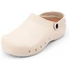 JOMIX Zoccoli Sanitari Donna Sabot Professionali Eva Scarpe da Lavoro Antiscivolo Leggere per Infermiera Medici Cuoca Pulizie Ciabatte Sanitarie con Zeppa PD7869, Navy, 37 EU