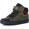 Geox Ragazzi J Gisli Boy F Sneaker, Dk Green Black, 29 EU