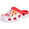 Brandsseller Zoccoli da Giardino Donna Taglia 39 - Mules Leggeri e Traspiranti con Motivo Floreale - Ideali Come Ciabatte o Pantofole da Esterno - Turchese