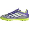 Adidas Unisex - Adulto F50 Club Turf Football Boots, Purple Rush/Cloud White/Lucid Lemon, 43 1/3 EU