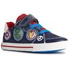 Geox Sneaker J Kilwi Bambino, Blu Navy, Rosso, 7 UK Child