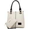 DEERWORD Donna Borse a Spalla Borsa a Tracolla Elegante Grandi Firmate Marca Mano Antifurto PU pelle 5706 2 pz Blu