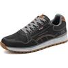 ARRIGO BELLO Sneakers Uomo Trekking Palestra Comode Viaggio Scarpe Casual Ginnastica Passeggio Correre Camminata Taglia 41-46(B Nero,Taglia 42)