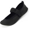 Acfoda Scarpe da Scoglio Uomo Donna Scarpette Mare Immersione Asciugatura Rapida Scarpe Acqua Antiscivolo Traspirante Ciabatte Spiaggia Piscina Nuovo Nero 42/45