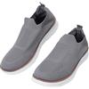 JOMIX Scarpe Senza Lacci Uomo Primavera Estate Autunno Inverno Traspiranti Leggere Comode Sneakers Slip On Mesh Volante Camminata Sportive,Grigio,44 EU