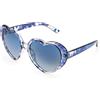 FEISEDY Occhiali da Sole Cuore Polarizzati da Donna per Feste di Compleanno San Valentino Anniversario Matrimonio Festival Rave con Protezione UV400 B2337