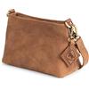 Berliner Bags Borsa Donna Marbella XS in Pelle, Mini Borsa a Spalla e Tracolla, Crossbody Piccola Elegante - Marrone