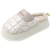JOMIX Pantofole Donna Invernali Chiuse Ciabatte Pelose Donna Calde da Casa Suola Memory Foam Morbido Comodo Antiscivolo MD7430-7 (Viola, 40/41)