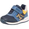 Geox B Rishon Boy A, Scarpe da Ginnastica Bimbo 0-24, Blu A, 23 EU
