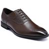 YFFUSHI Scarpe Classiche Uomo Oxford Eleganti Scarpe Punta Brogue Stringate Derby Formale Business Shoes, caffè, 41 EU