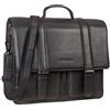 STILORD "Marius" Borsa in pelle da Insegnante Grande XL Professore Portadocumenti a tracolla per l'Ufficio Lavoro A4 raccoglitori in cuoio Uomo Donna Colore:nero