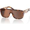 ARENA ALBATRO Occhiali da Sole Lifestyle, Montatura Flessibile e Leggera, Antiurto e Protezione UV, Rivestimento Antiriflesso Idrofobico e Antistatico, Classe Ottica 3, Made in Italy - Titanium