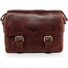 SID & VAIN® Borsa messenger vera pelle vintage YALE borsello tracolla borsa a spalla Università Scuola Ufficio Lavoro Business uomo donna marrone prodotto artigianale