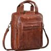 STILORD "Eldon Borsello Uomo Tracolla Pelle - Borsa Tracolla Uomo Vera Pelle - Messenger Bag Piccola Vintage - Borsa Lavoro Università Viaggio Colore:brandy - cognac